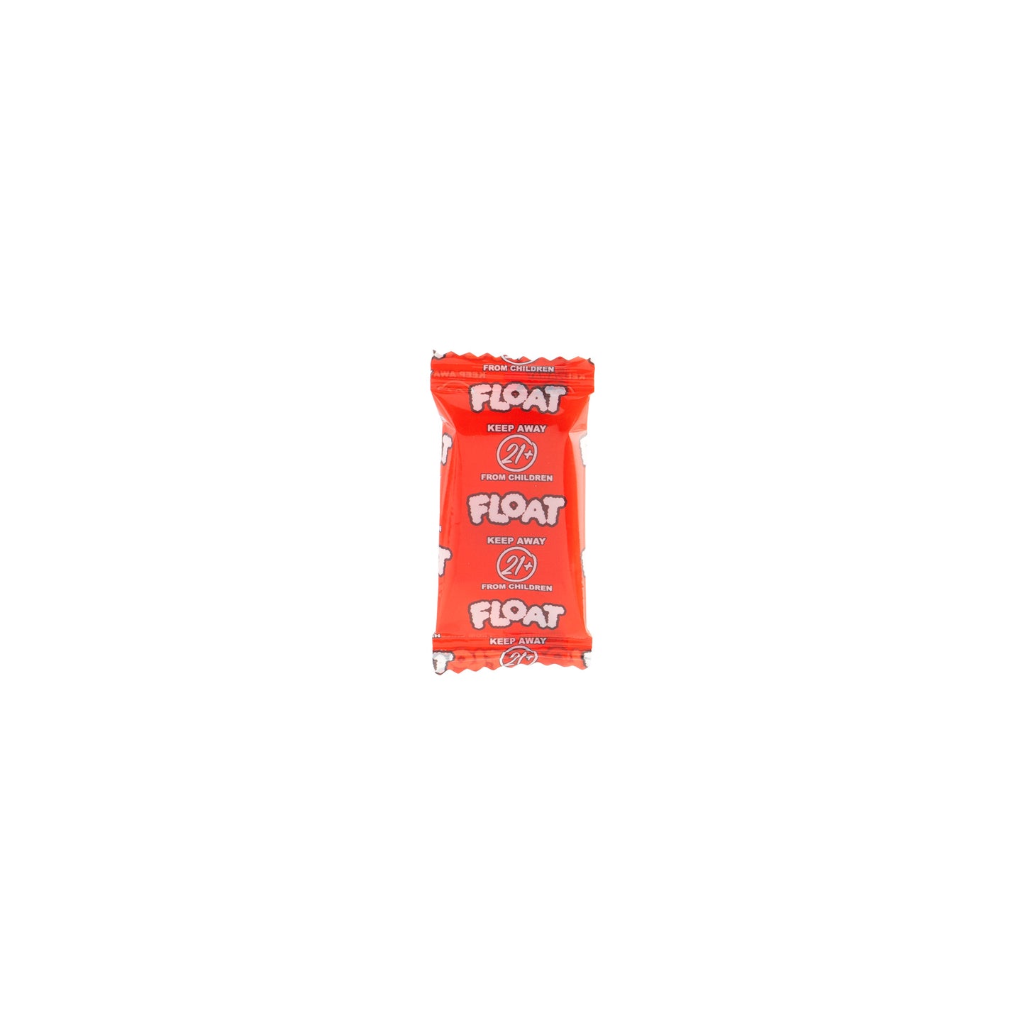 One red piece of Silly Strawberry Float Mushroom 250mg hard candy