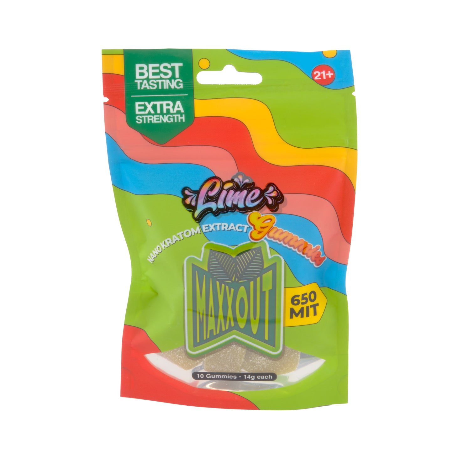 MaxxOut Kratom 650mg Gummies