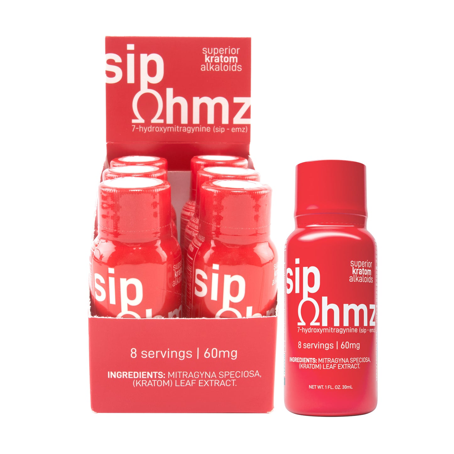 Sip Ohmz 60mg 7-Hydroxy Kratom Shot